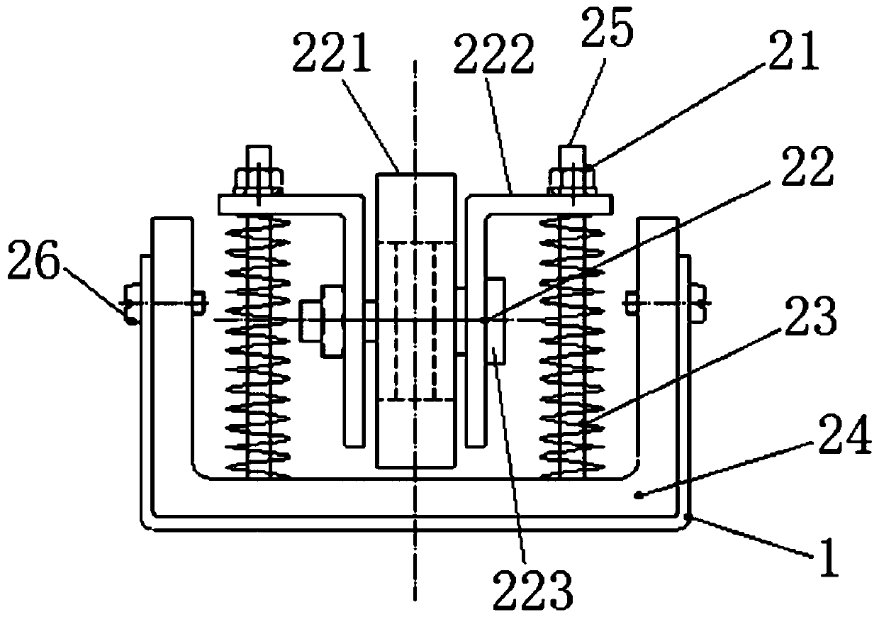 Home lift roller guide shoe and lift car