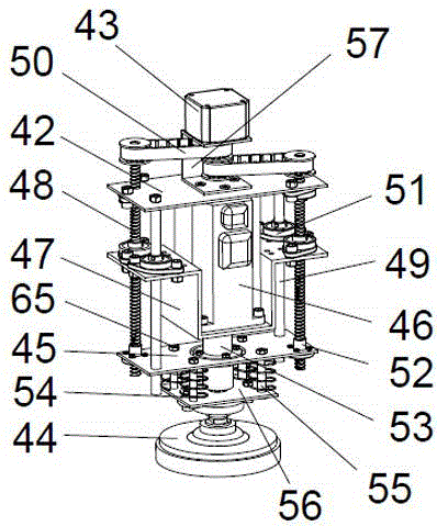 Wall-climbing robot with wall surface polishing function