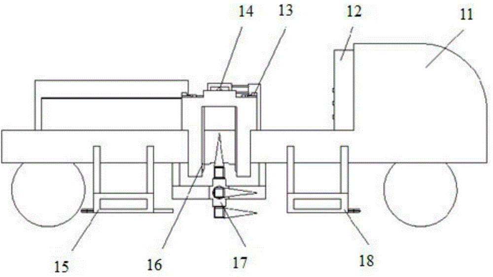 Rotary automatic traffic road cone collecting and placing vehicle and collecting and placing method