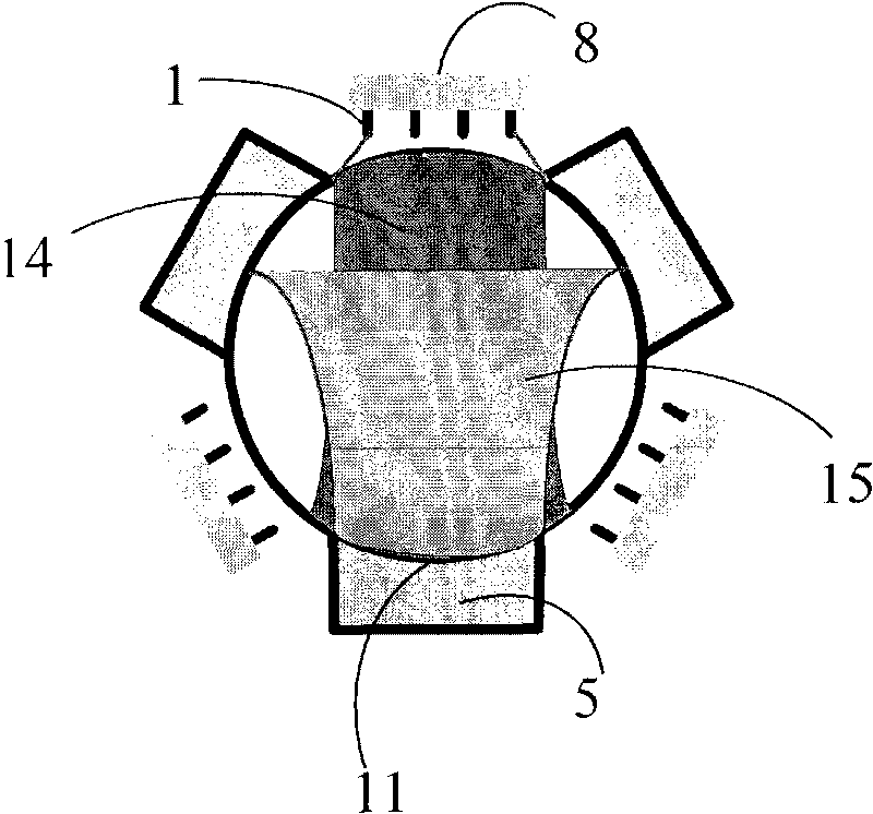 Semiconductor diode array side-pumped 2-micrometer laser module