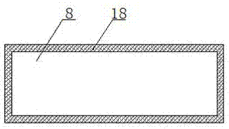 Heat dissipation device of automobile air conditioner condenser