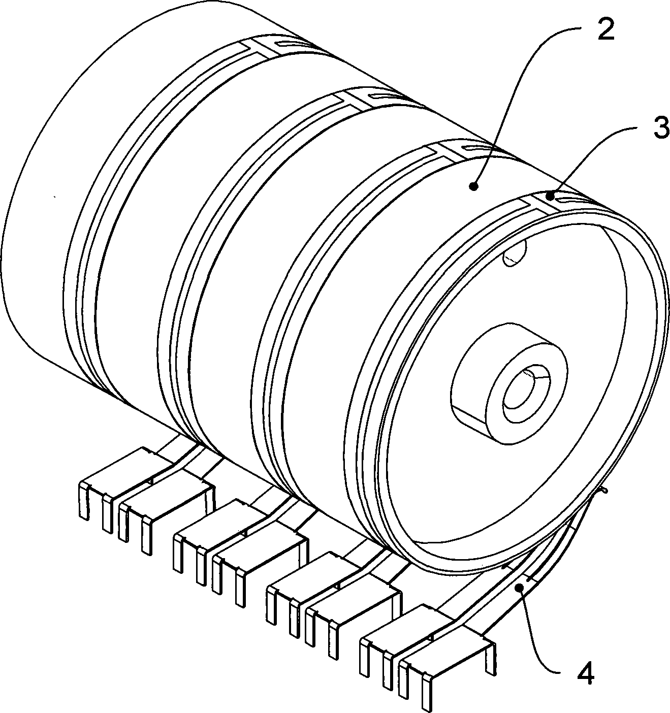 Data collection device of intelligent metering device