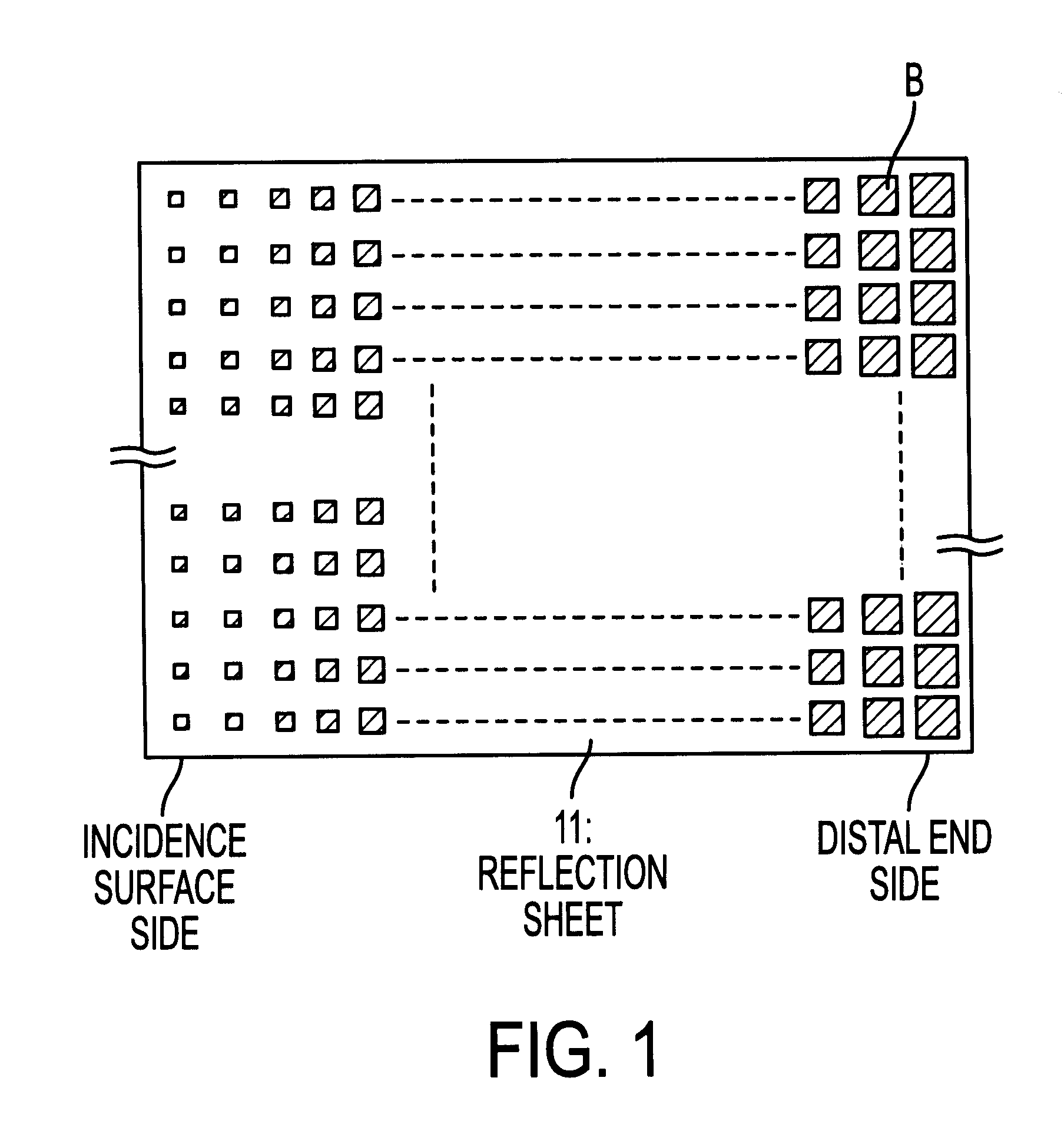 Surface light source device of side light type