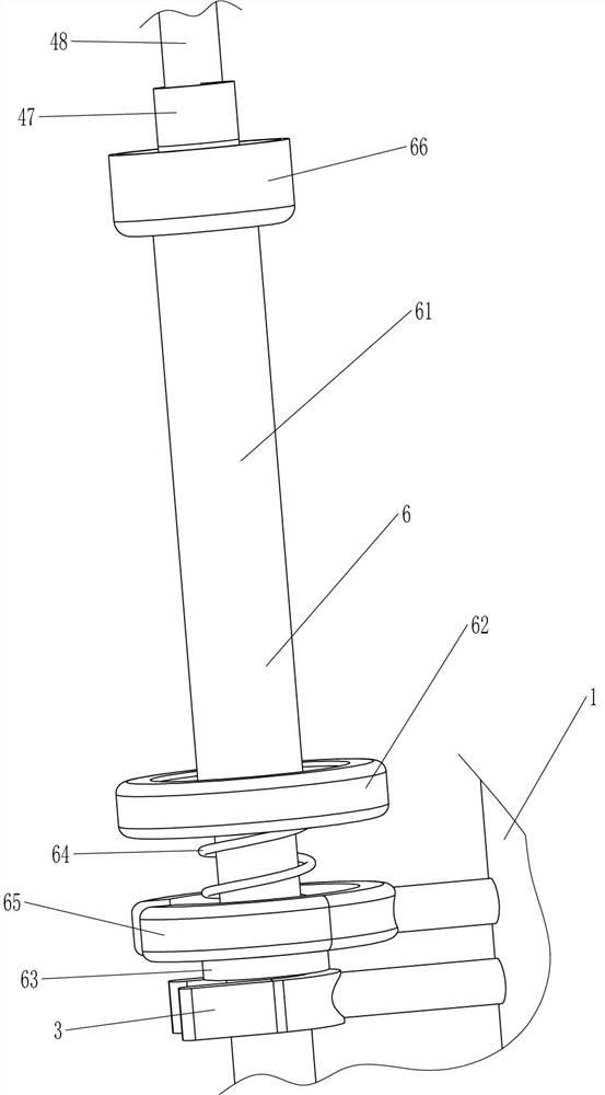 Fallen medical instrument pickup device for emergency department operating room