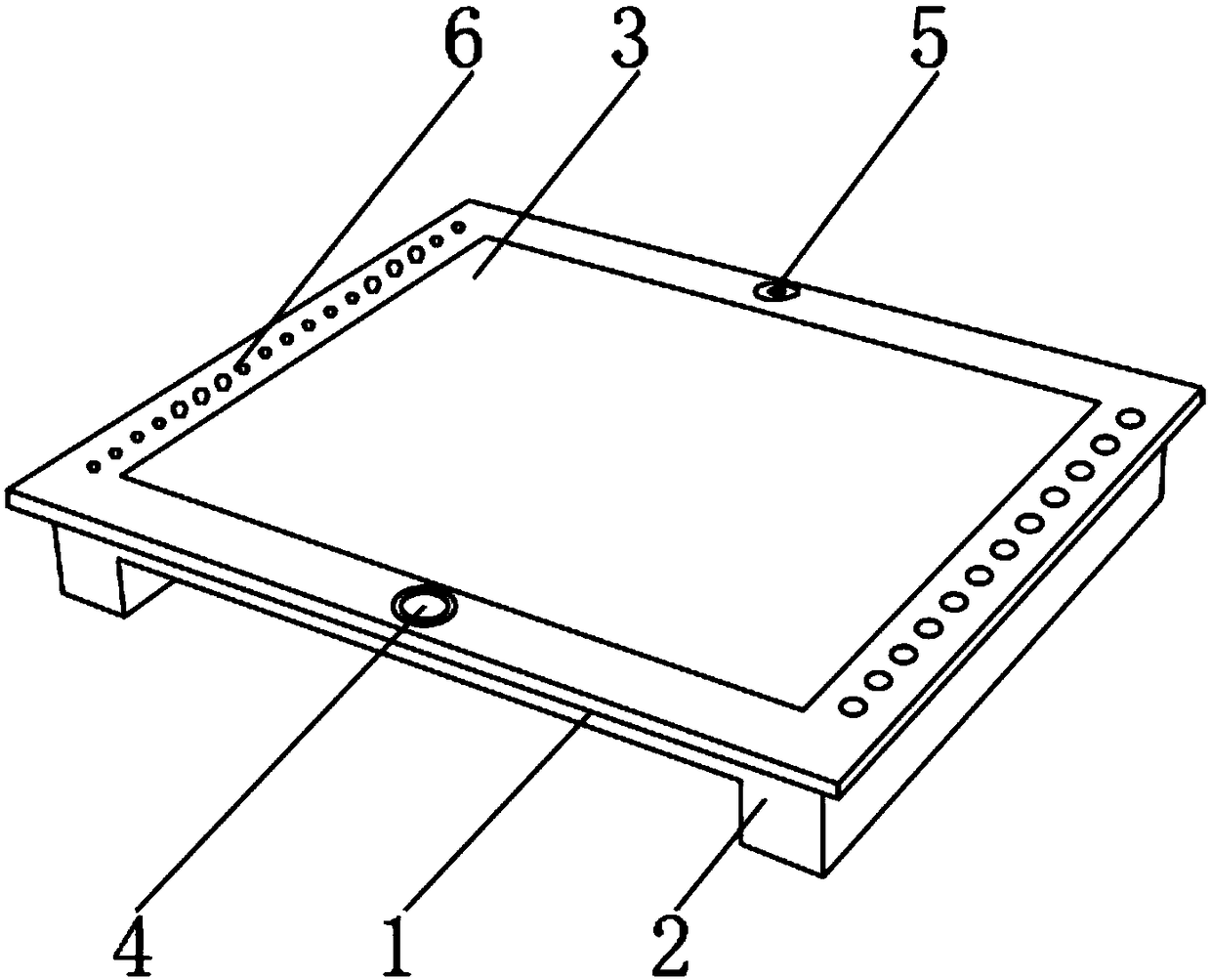 Industrial tablet computer with excellent blue light protection