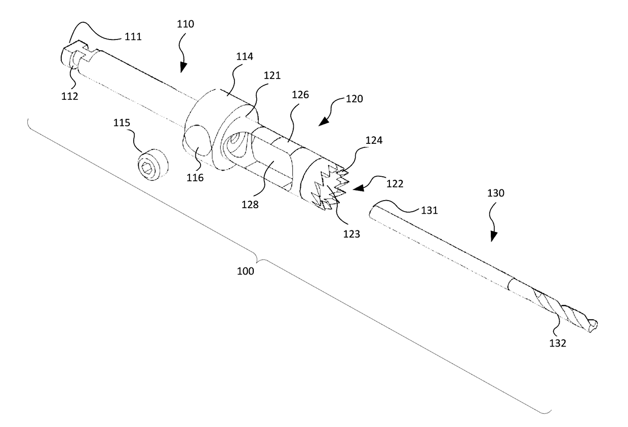 Implant placement trephine, prepackaged and sized implant / trephine kit, and methods of use