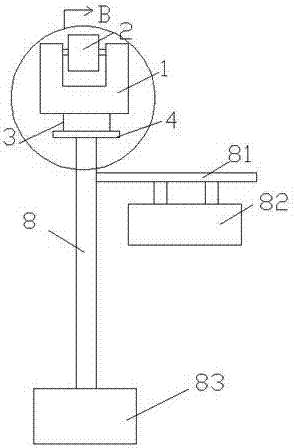 Bridge monitoring device convenient to debug