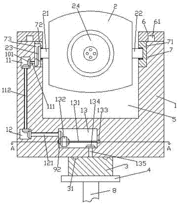 Bridge monitoring device convenient to debug