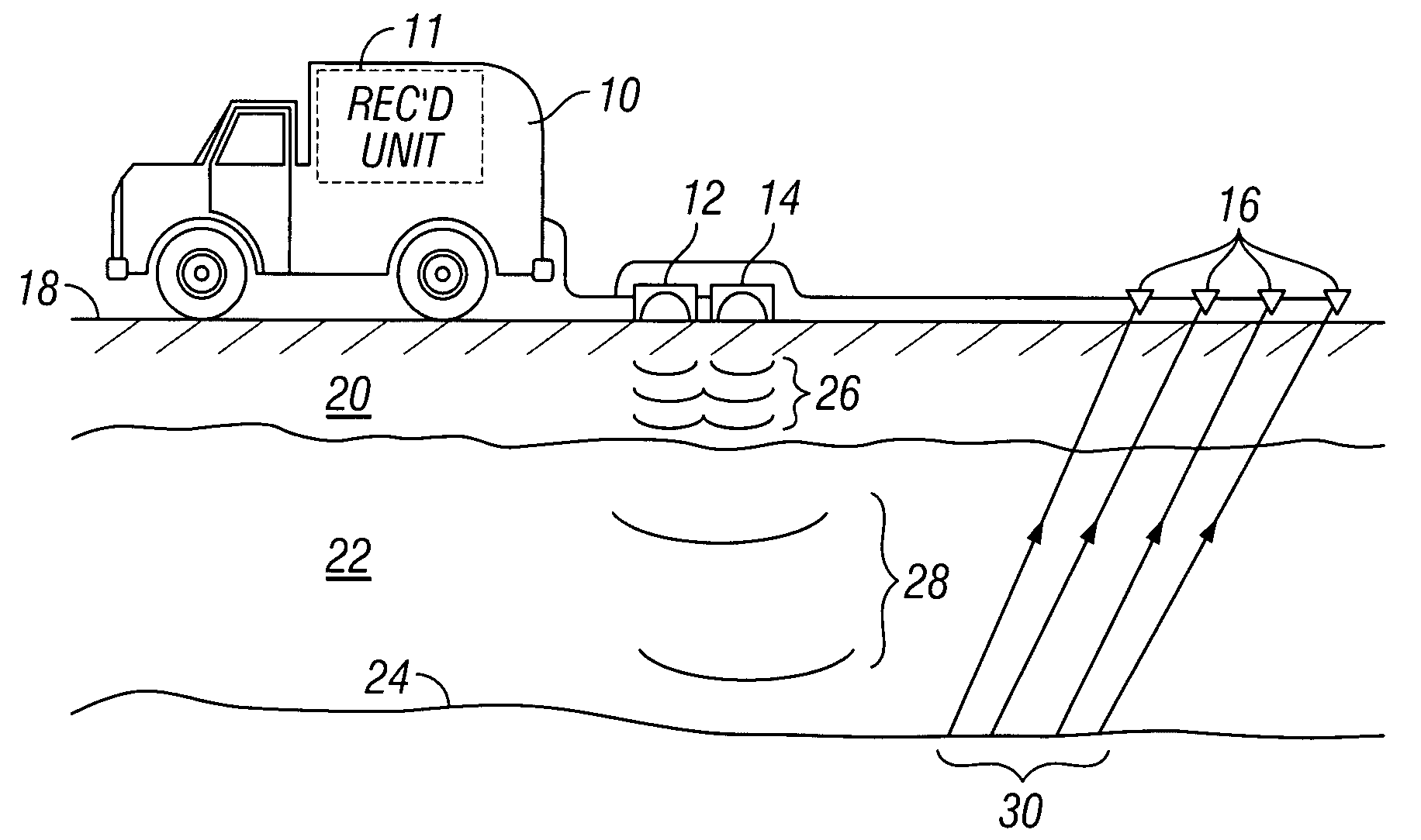 Superheterodyne seismic vibrator and method