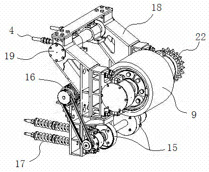 Improved roller type high-frequency vibration crusher