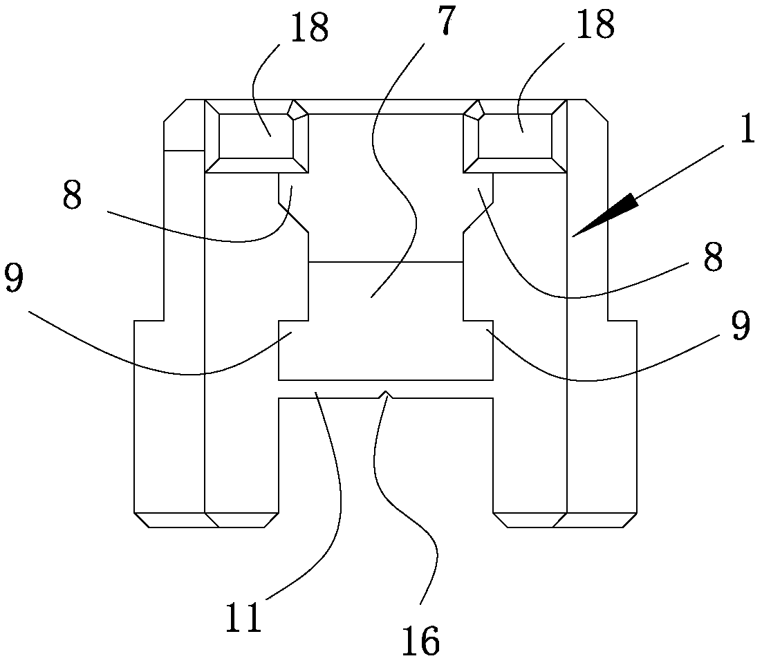 Double-row piercing terminal connector