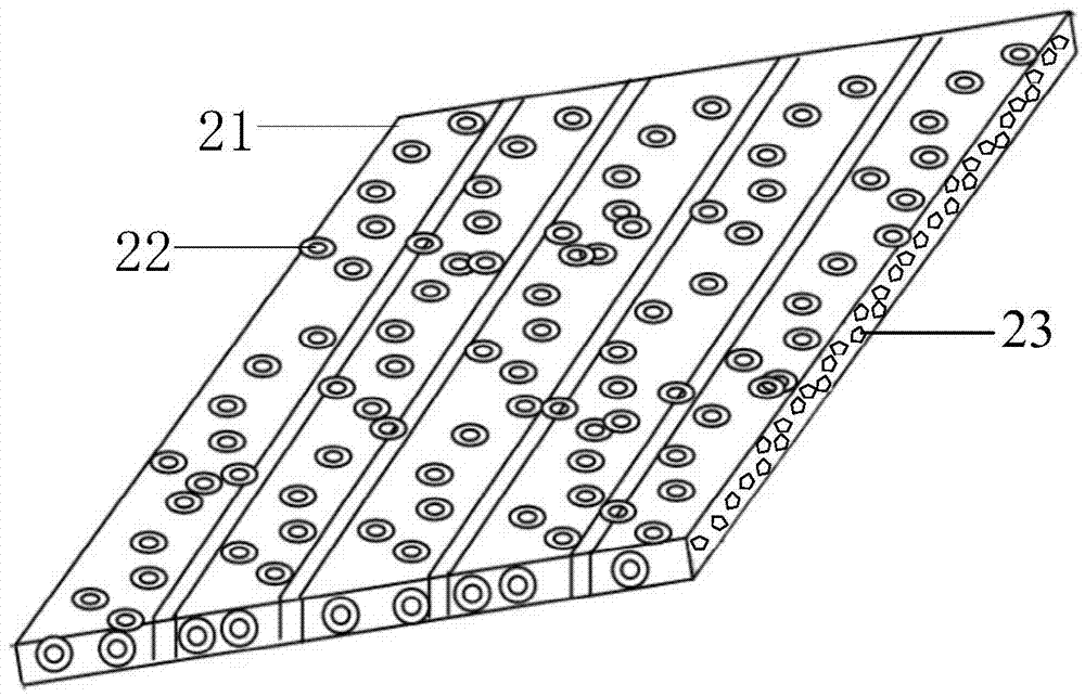 Composite layer, method for controlling acidization of mining slag heap yard and revegetation method