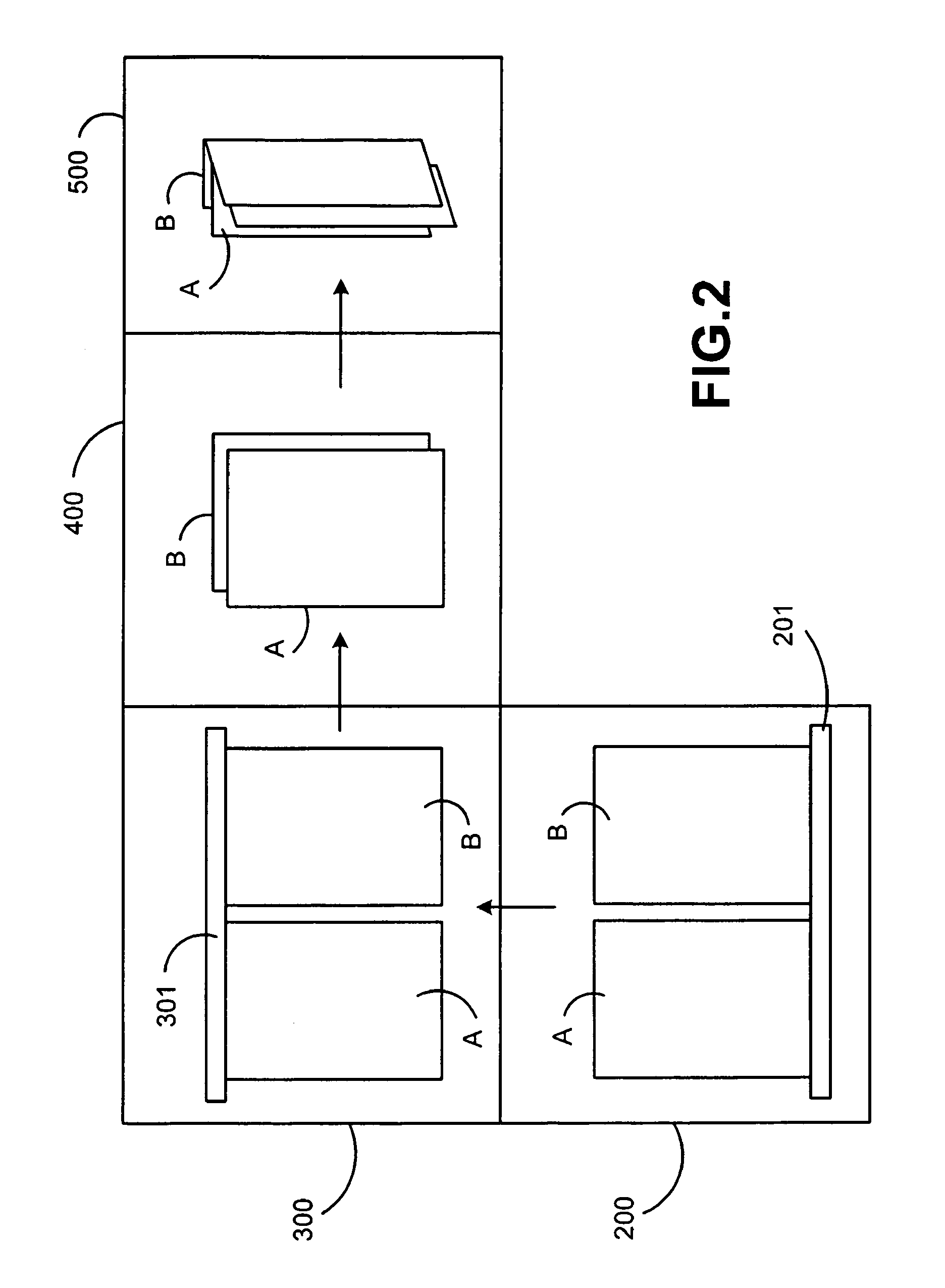 High throughput right angle turn module