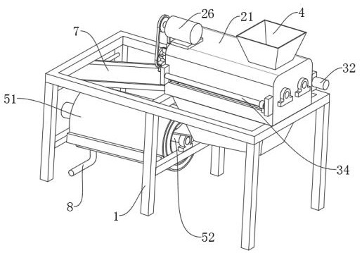 Filtering device for preparing Chinese herbal medicine skin mucous membrane disinfectant