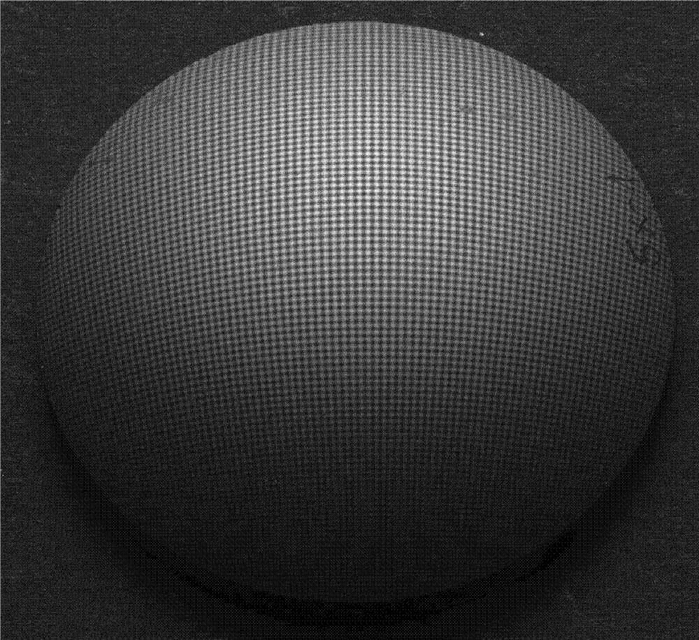 Orthogonal grating phase shift method for three-dimensional surface shape measurement