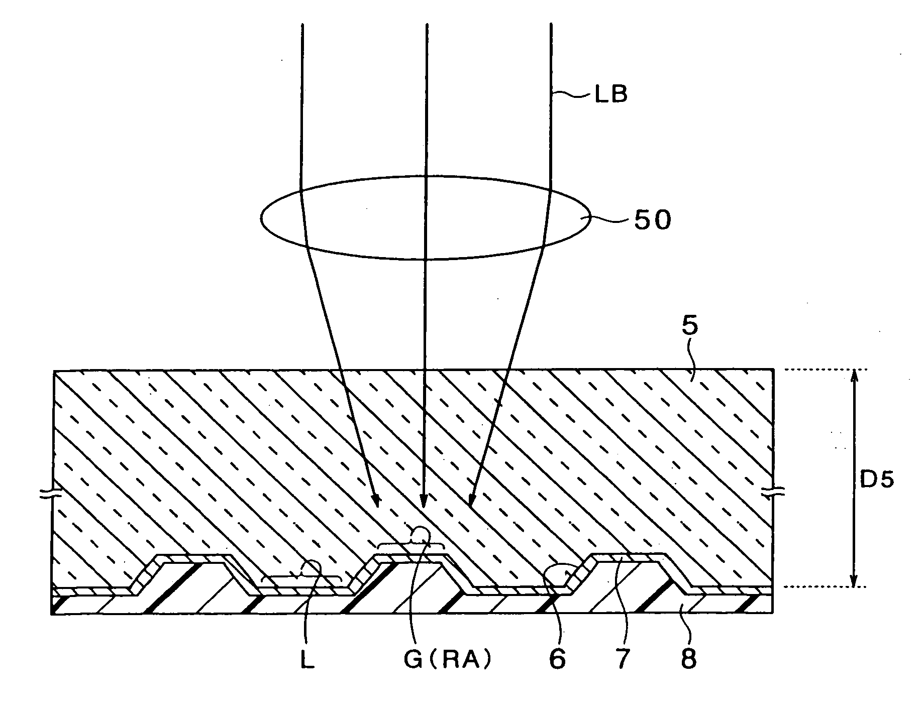 Optical recording medium with high density track pitch and optical disk drive for recording and playback of the same