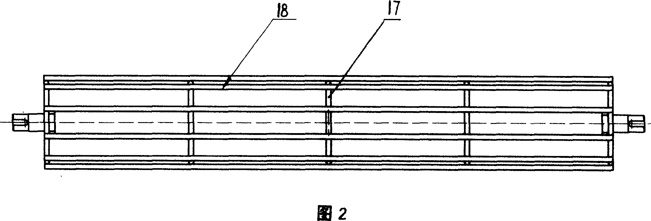 Rear mounted root harvester