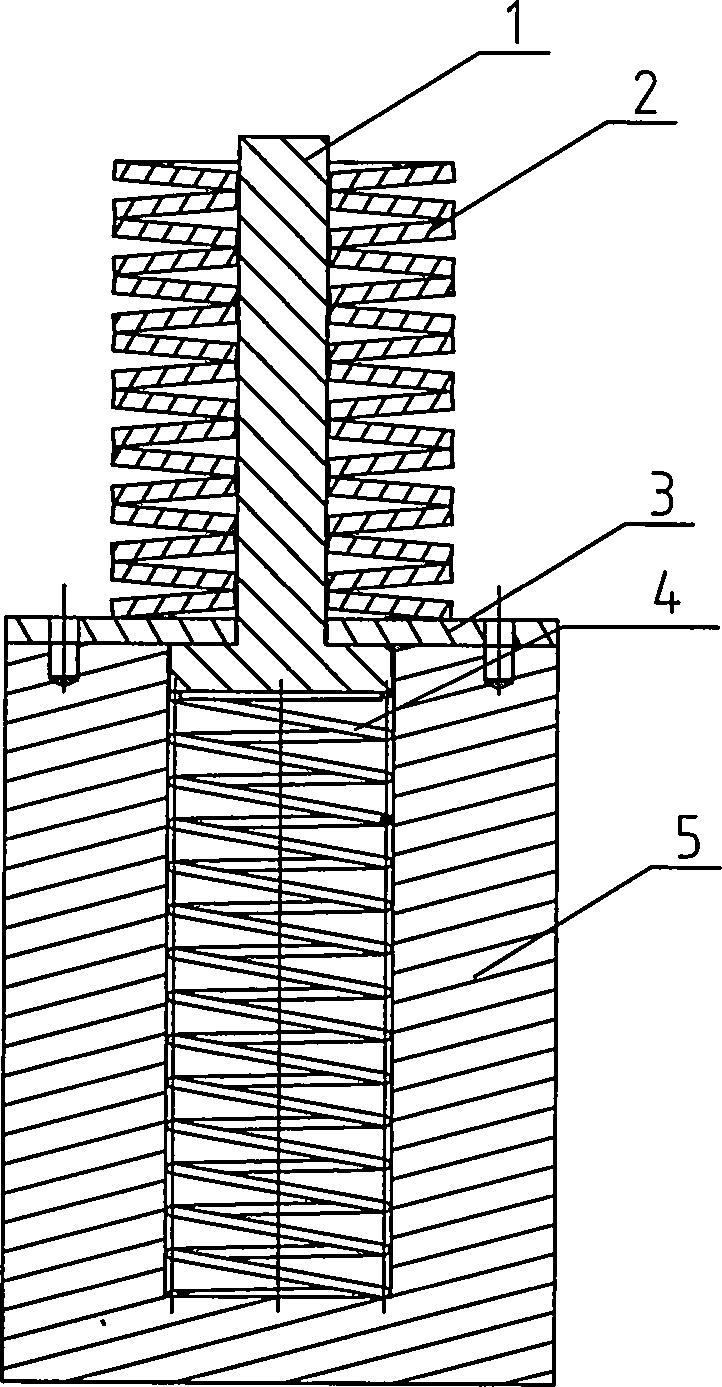 Powerful pressing method and apparatus for disk spring