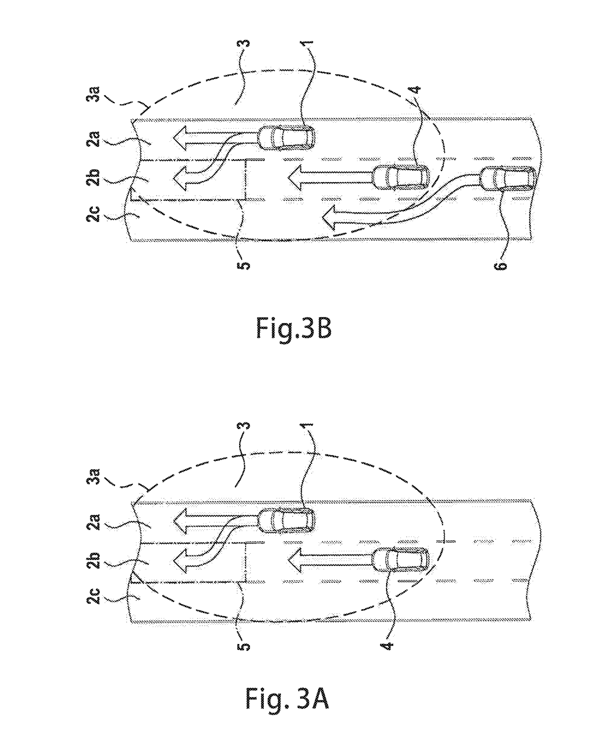 Danger detection in an intended lane change