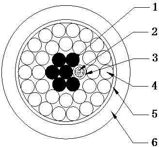 Optical fiber composite aerial insulated cable