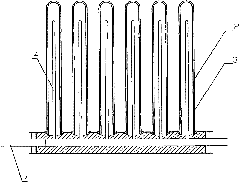 Solar energy heat-collection system utilizing vacuum tube matrix