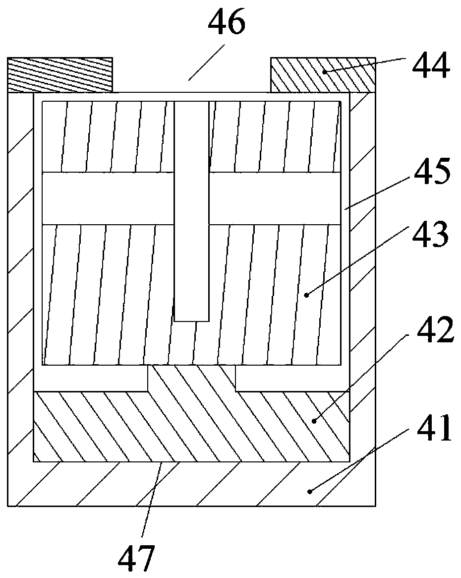 Detector in hole