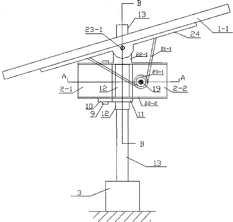 Large-power soft-driving pitch tracking three-dimensional solar light collecting device