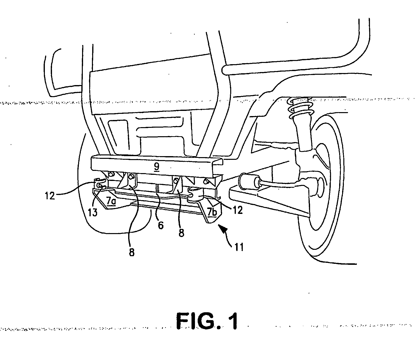 Vehicle mount assembly for a utilitarian accessory