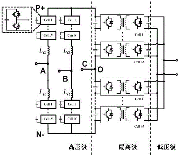 Novel three-phase current converter topology based on modular multilevel converter