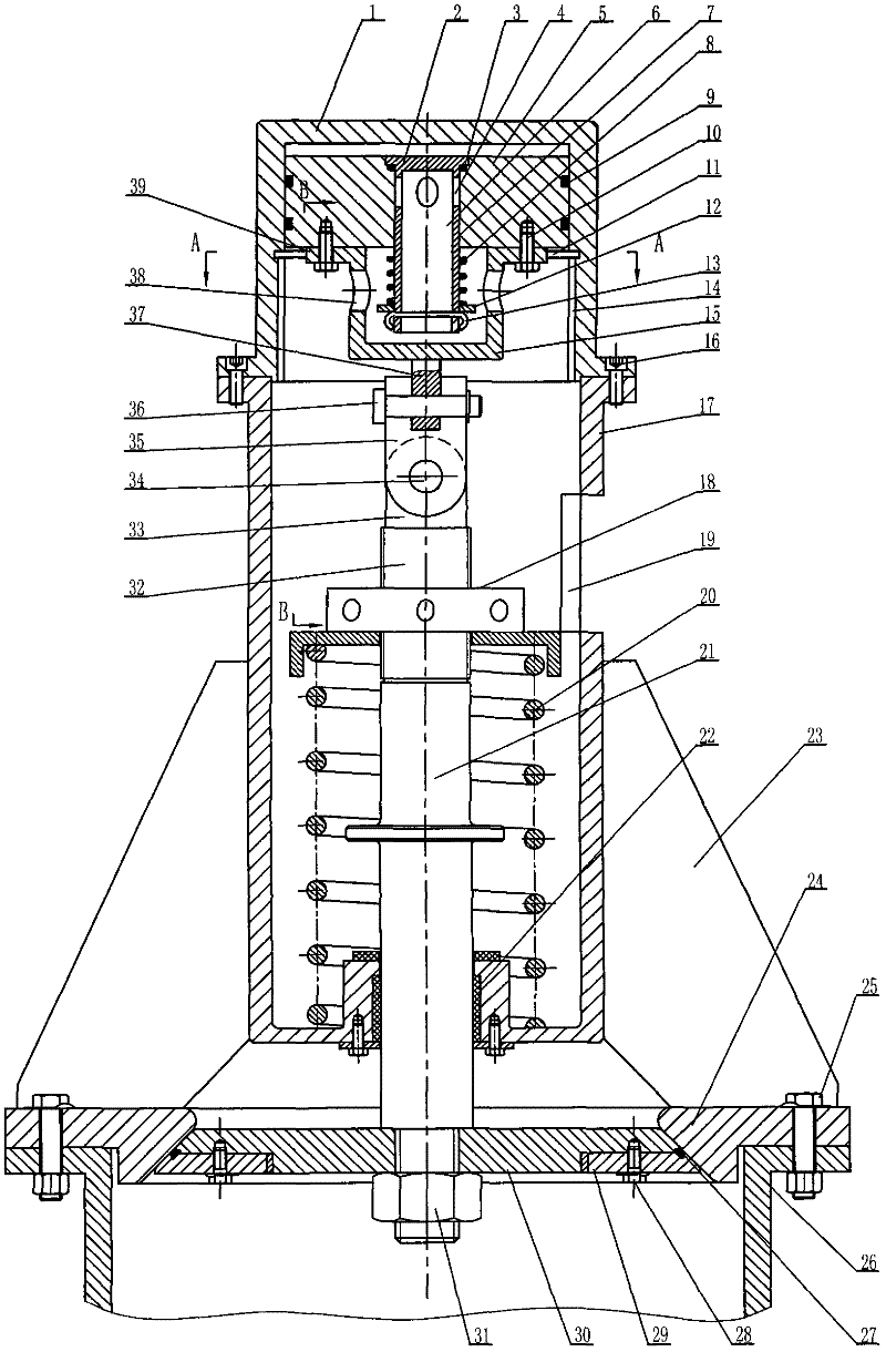 Air compression buffering device