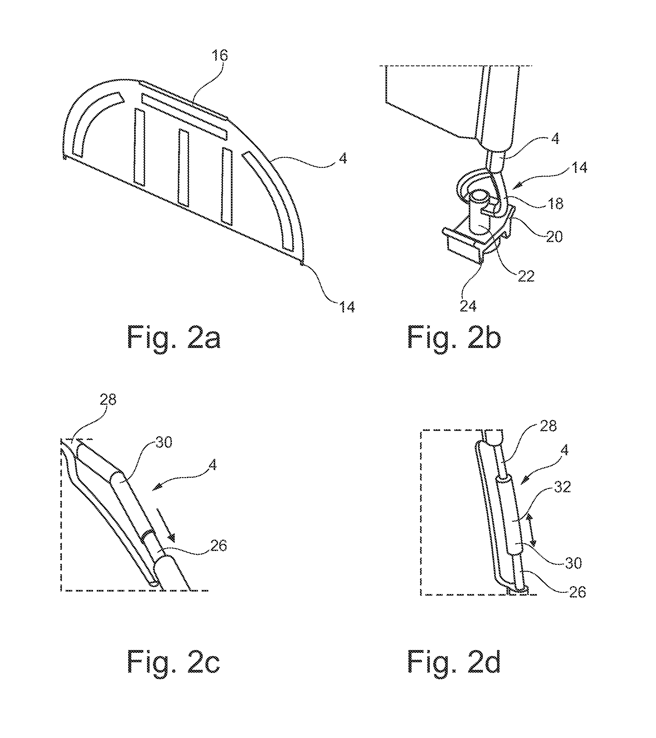 Arrangement for dividing a space into a plurality of areas