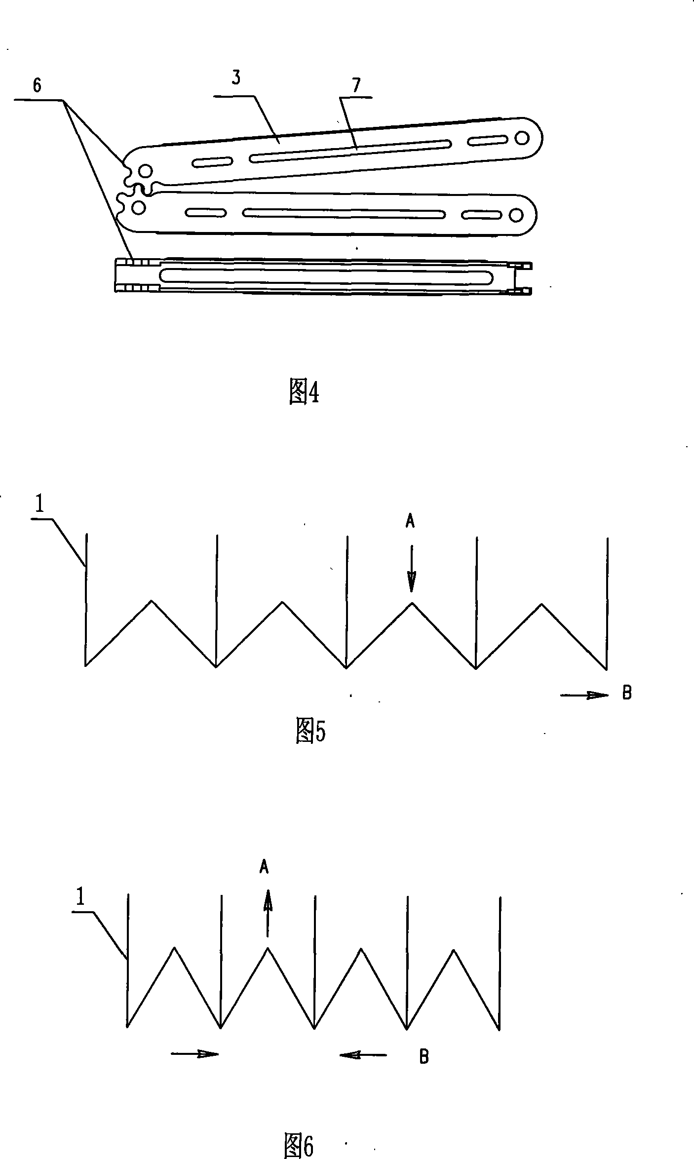 Engaged structure for telescopic gate sheet