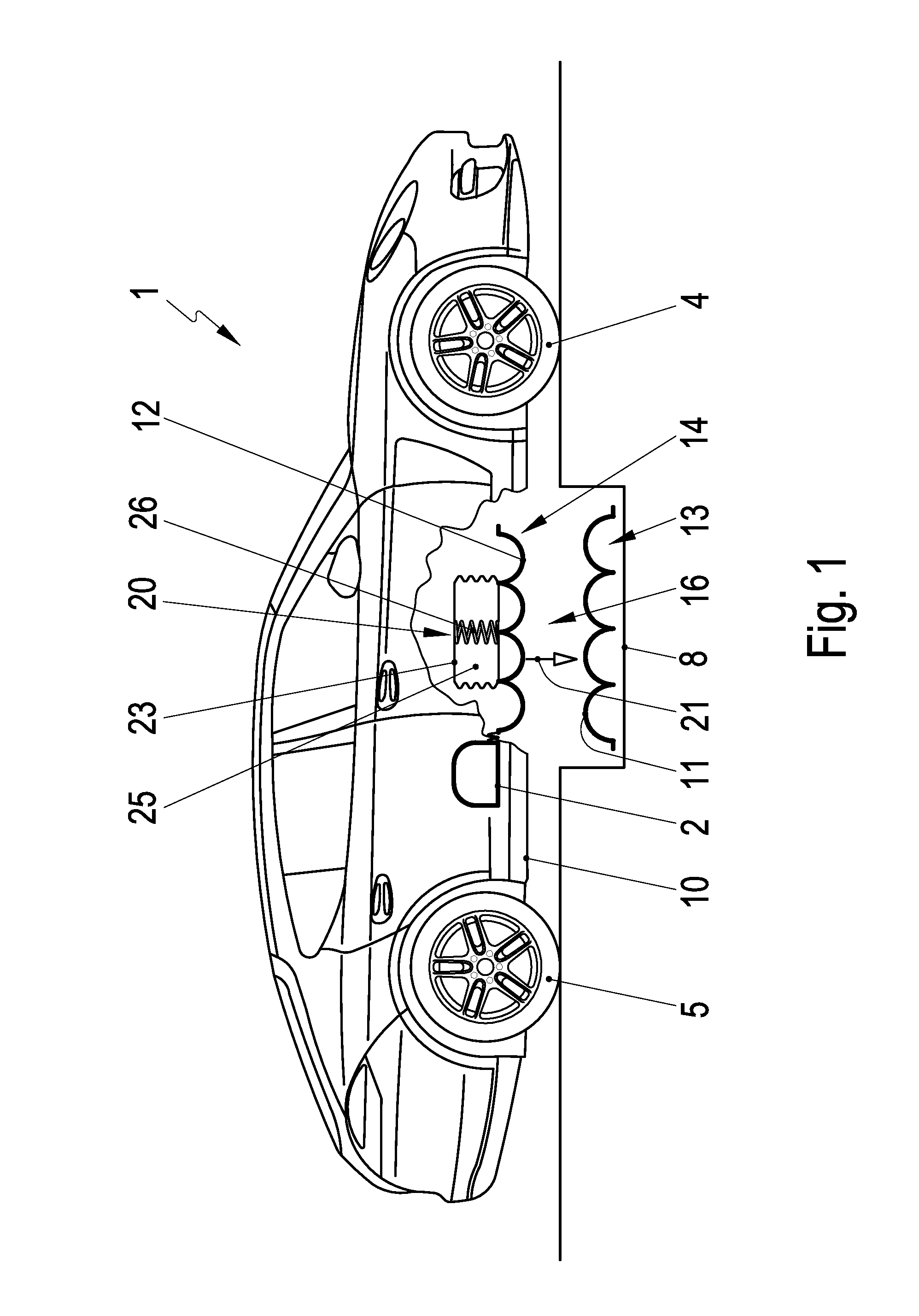 Contactless charging of an electrical energy store of a motor vehicle