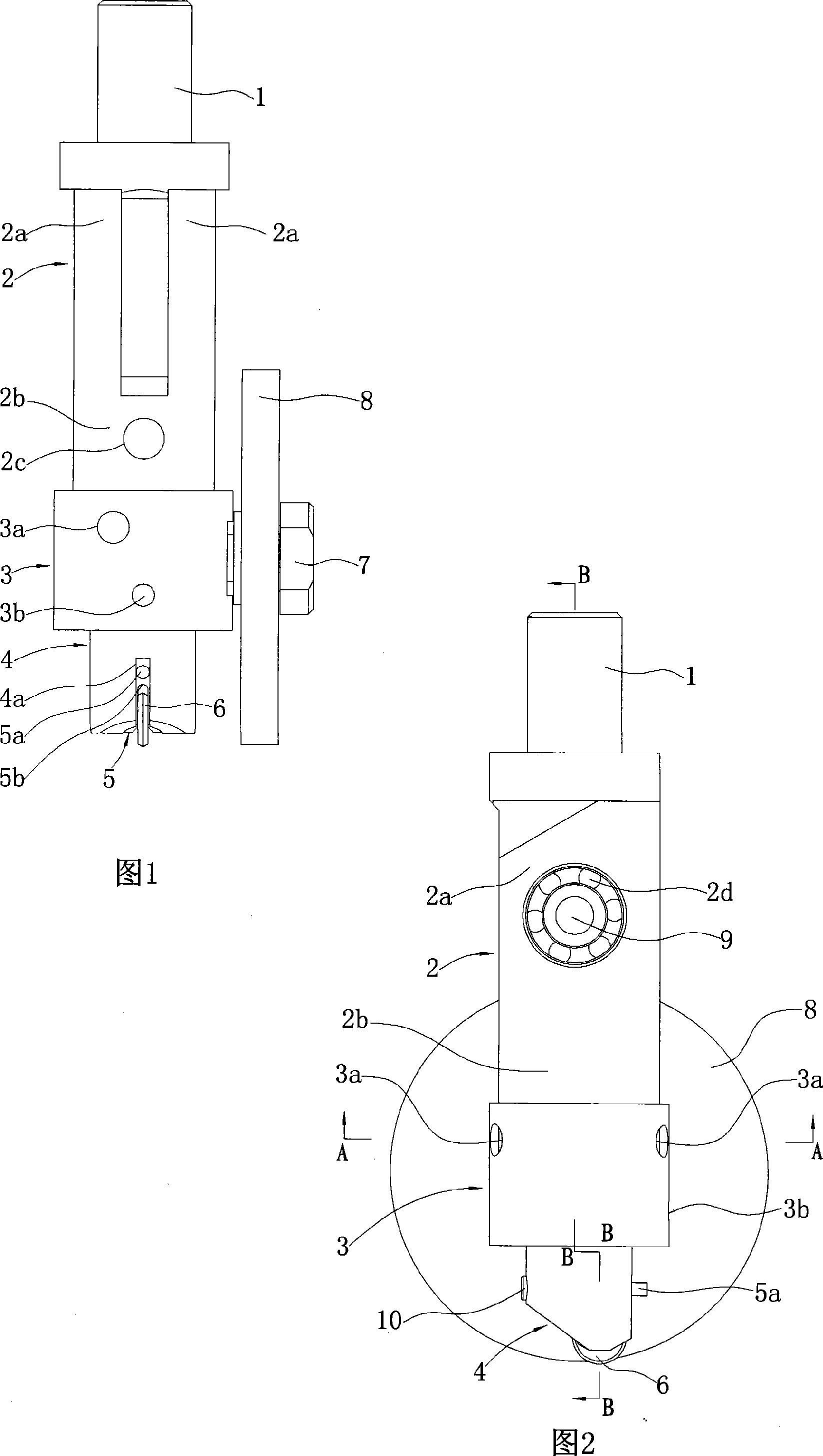 Precision glass cutting-table tool bit assembly