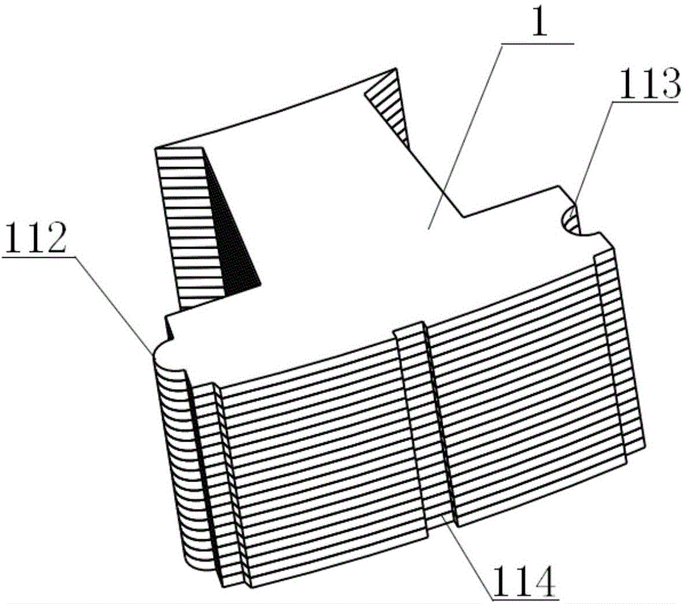 Method for assembling split stator core and assembly tool used thereby