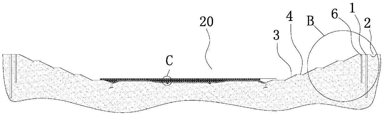 Construction method of dry dock foundation pit and dry dock foundation pit structure