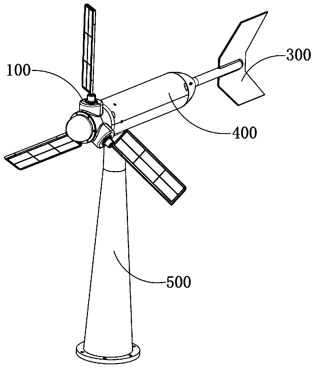 Multi-pitch-varying power generating method of wind driven generator