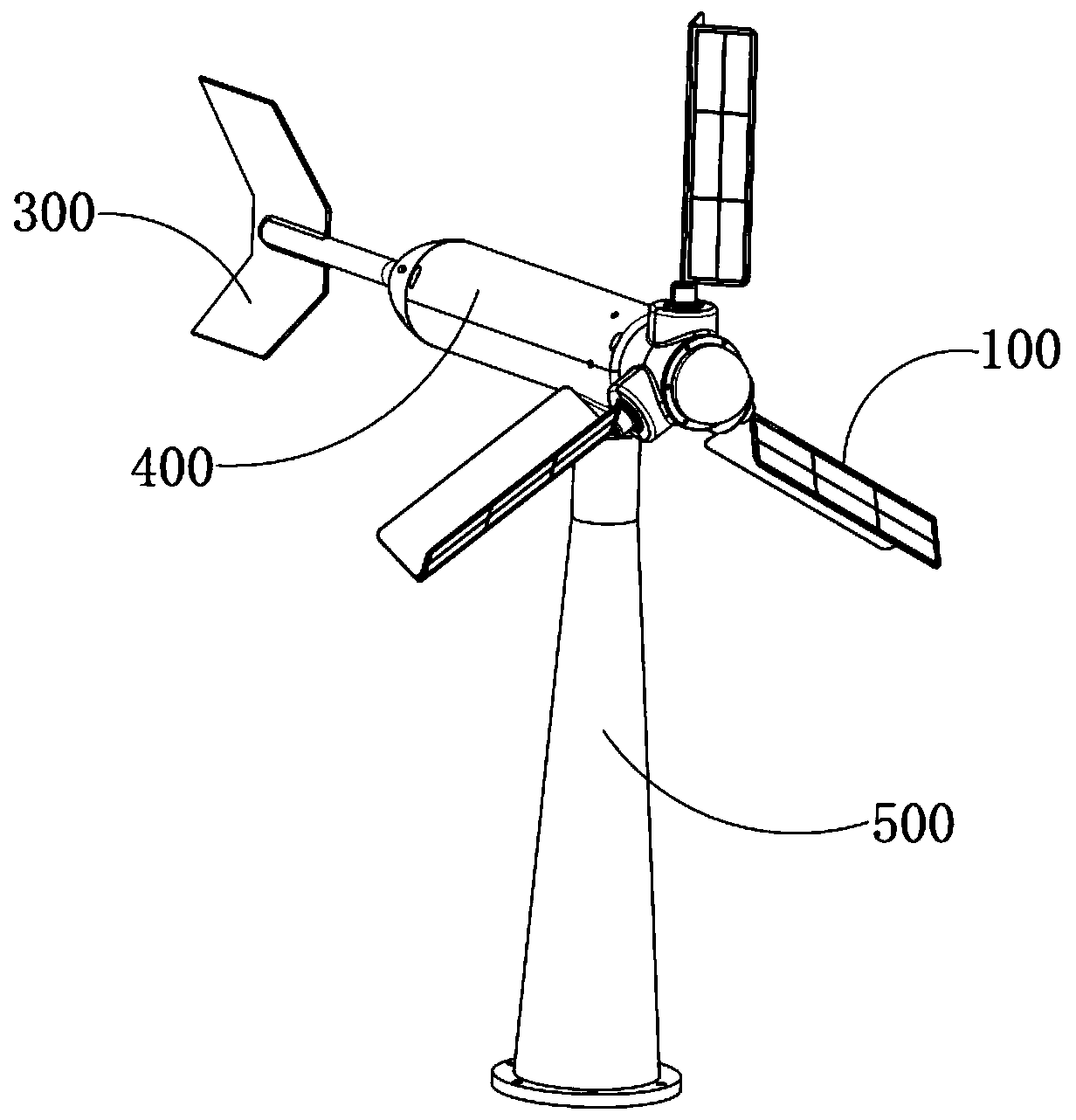 Multi-pitch-varying power generating method of wind driven generator