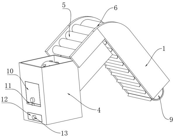 Crushing and brick making device for recycling construction waste