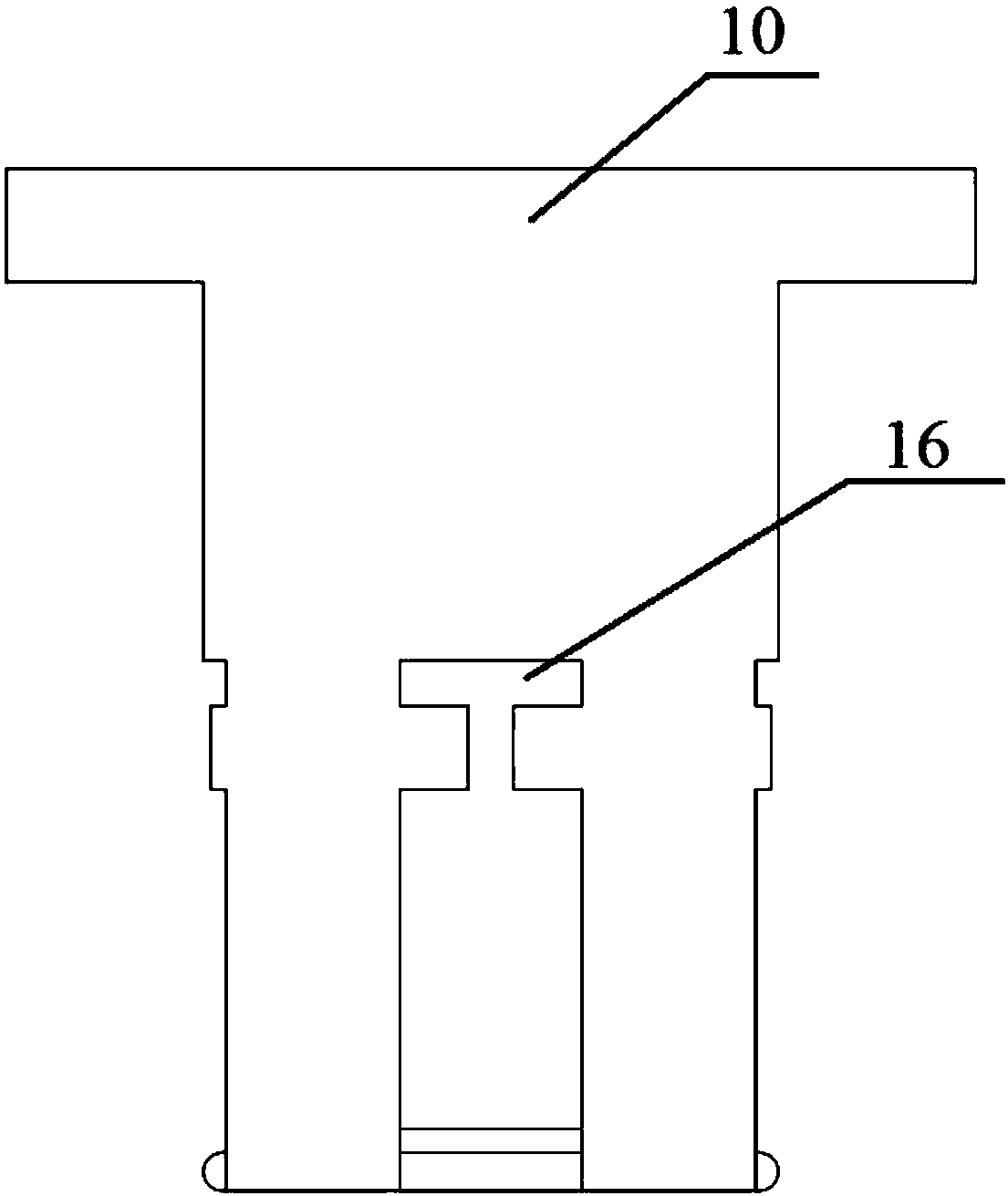 Riveting composite die and riveting method utilizing riveting composite die