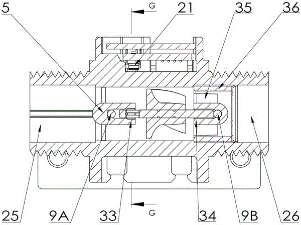 Photoelectric correlative turbine liquid flow meter and cascade application thereof