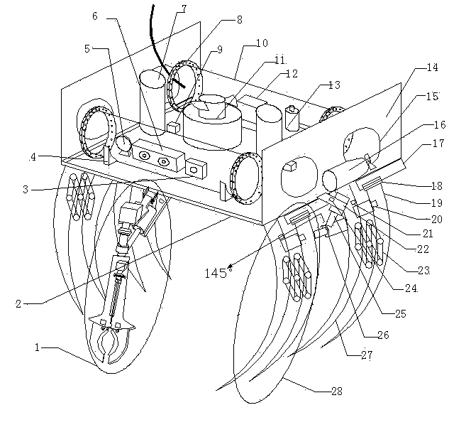 Underwater fishing robot