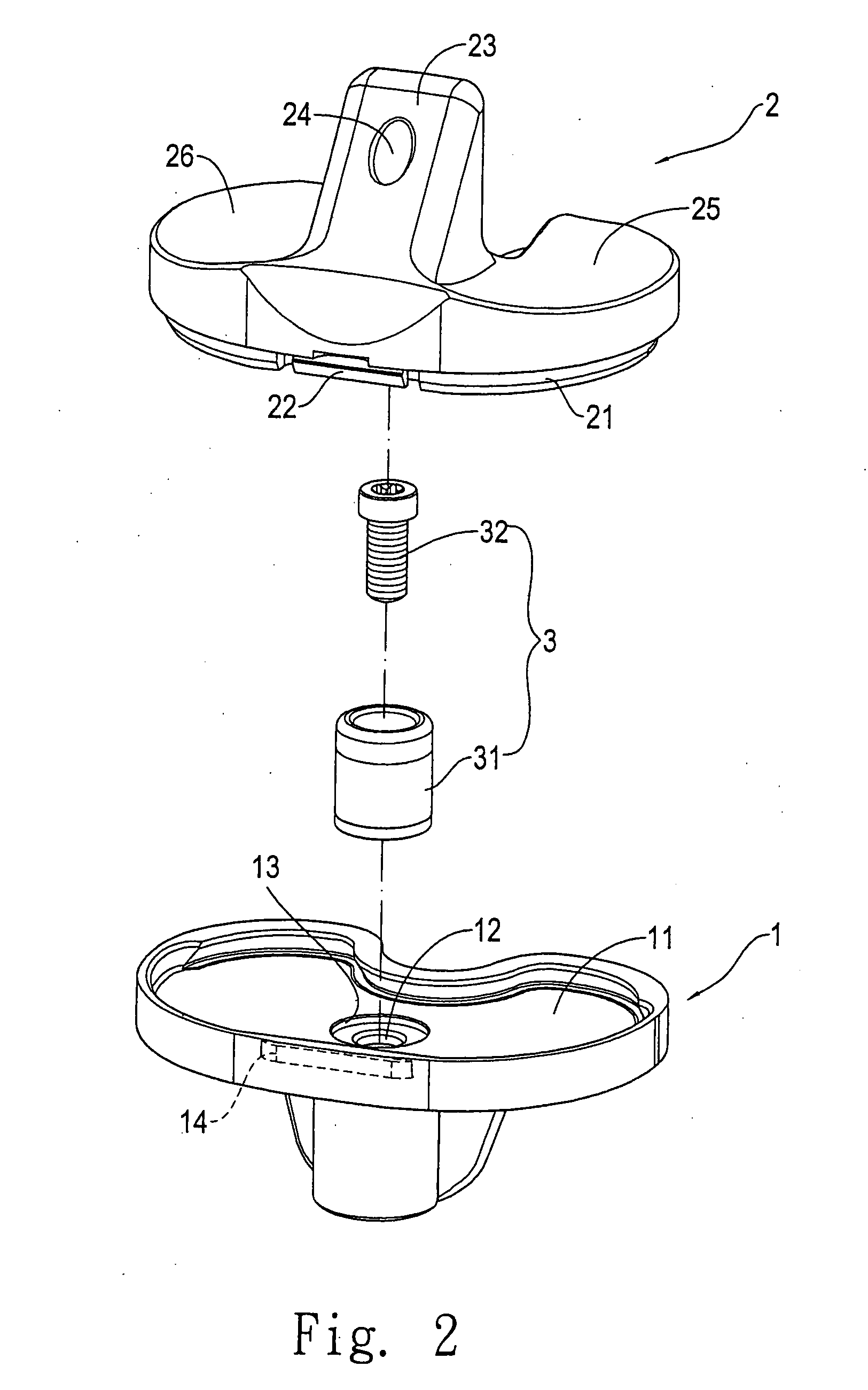 Structure improvement of orthopaedic implant