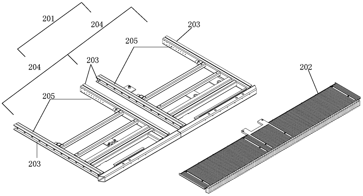 Weighing structure and gravity detection method of rail transit platform safety pedal