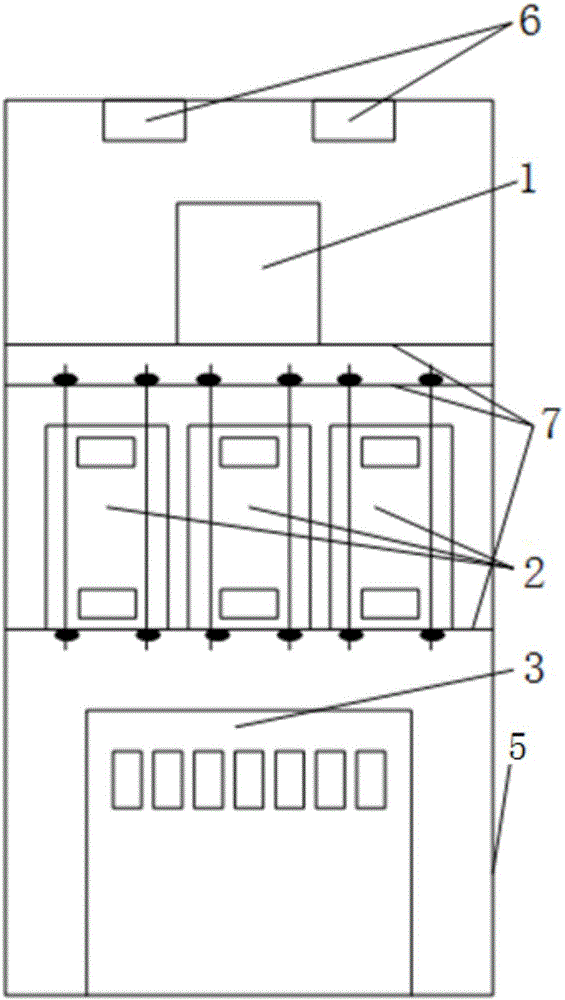 Hardware-in-the-loop test system for whole vehicle controller for electric vehicle and test method