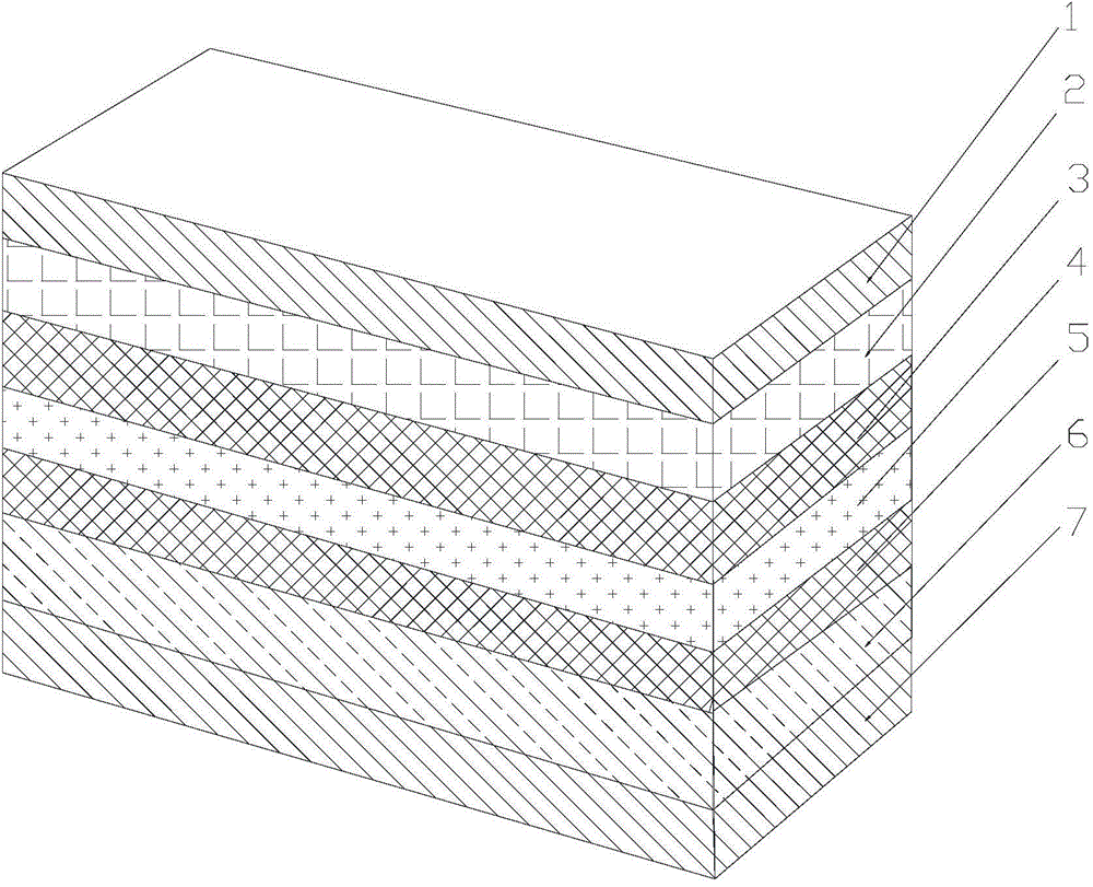 Flexible lead-acid battery core easy to recycle, and preparation method of flexible lead-acid battery core