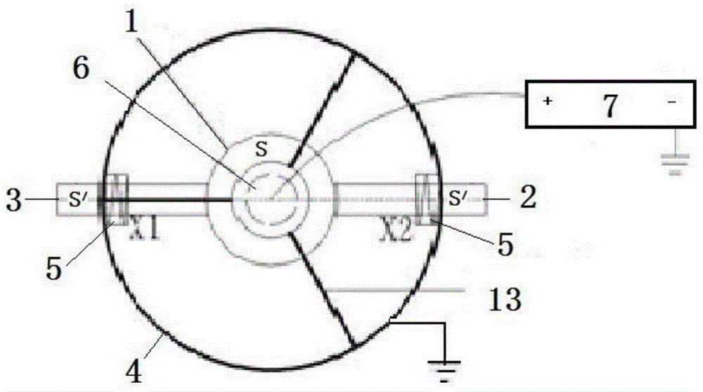 Magnetoelectric circulating cooling water anti-scaling processor provided with flow binding pipe