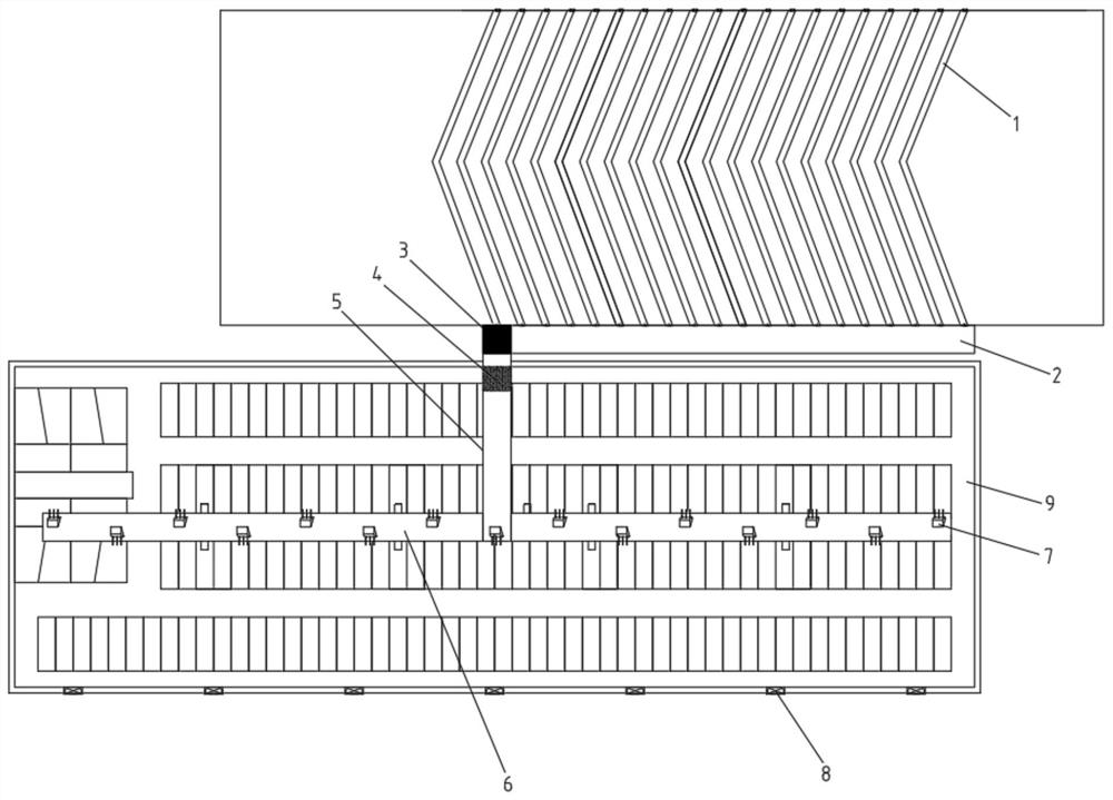 Ventilation system for livestock breeding house