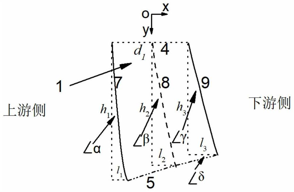 Mixed-flow water turbine draft tube with inclined bent cone