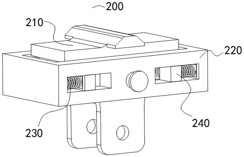 A kind of flexible buffer crane hook